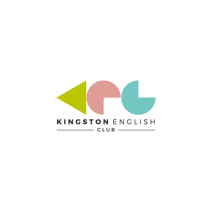 Kingstan english, review, logo, business card
